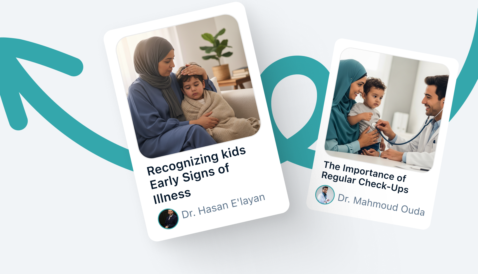 Expert-backed pediatric articles inside the Banoon app