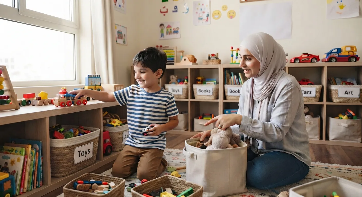 How to teach your child to organize their toys and things?