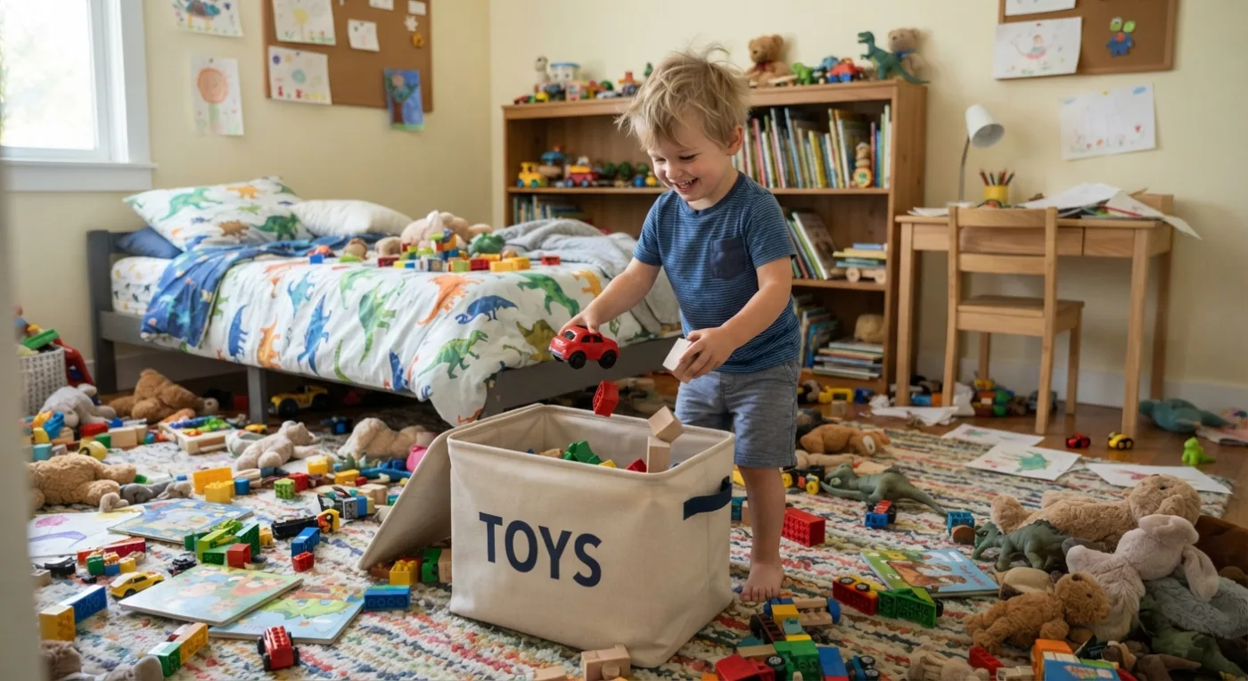 When can we start teaching a child to tidy up their toys?