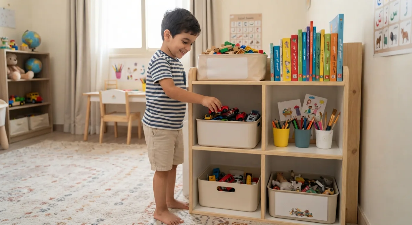 Start with small tasks instead of: tidy up everything!